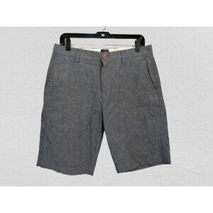 J.Crew RIVINGTON Shorts Heather Gray Cotton Flat Front Size 31